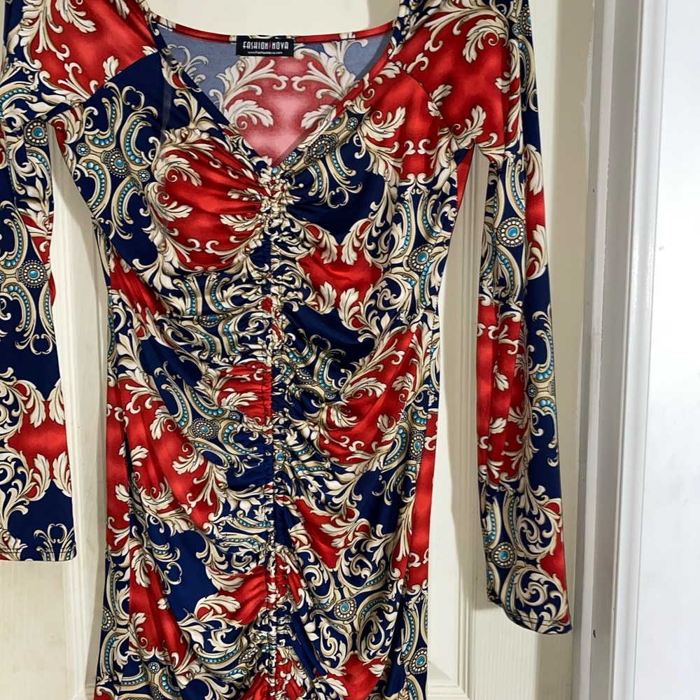 FashionNova ruched dress